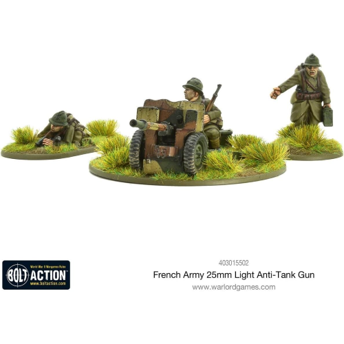 Bolt Action French Army 25mm Light Anti-Tank Gun