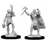 D&D Miniature - Human Barbarian Female 2