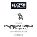 Bolt Action German MG42 Gunner Winter (Sd.Kfz.250 or 251)