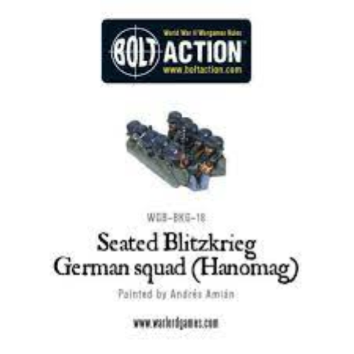 Bolt Action German Seated Blitzkrieg Squad (Hanomag)