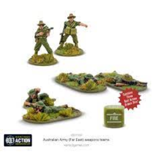 Bolt Action Australian Army Weapons Teams (Far East)