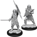 D&D Miniature - Human Fighter 2 Male