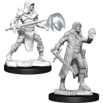 D&D Miniature - Multiclass Fighter + Wizard Male