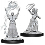 D&D Miniature - Drow Mage & Drow Priestess