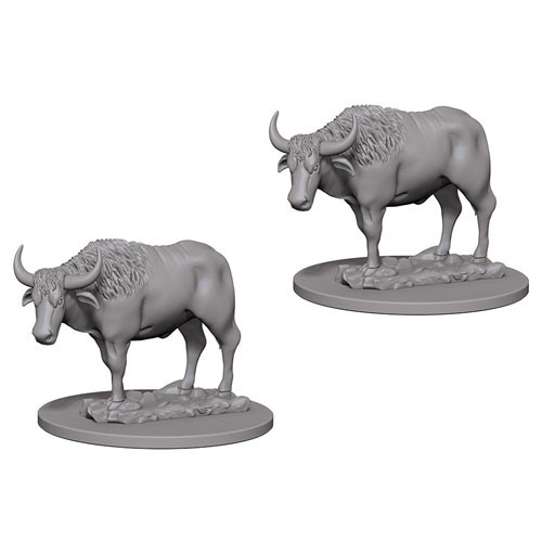 D&D Miniature - Oxen