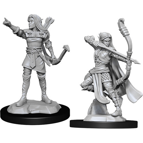 Tempus Fugit Shop  WIZ90143 - D&D Miniature - Elf Ranger 2 Female - Wizkids