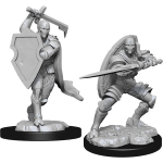 D&D Miniature - Warforged Fighter Male