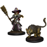 D&D Miniature Wardlings - Witch & Cat