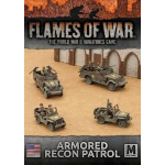 Flames of War American Armoured Recon Platoon (Mid War x4 tanks)