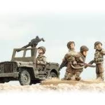 Flames of War American Armoured Rifle Company HQ (Mid War 2x Tanks x6 Figures)