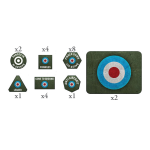 FOW British Token & Objective Set