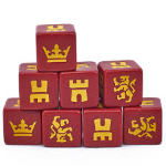 Gripping Beast SAGA Age of Chivalry Medieval Red Dice