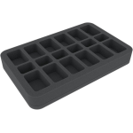 Feldherr Foam Tray with 18 compartments for Flames of War - small and medium Bases