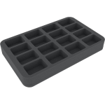 Feldherr Foam Tray with 16 compartments for Flames of War - Medium Bases