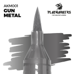 AK Interactive Playmarkers Gun Metal