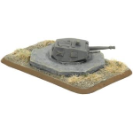 Flames of War Turret Bunkers (x2) R-35, APX & Panzer II Turrets