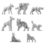 Green Stuff World War Dogs (9pz)