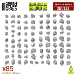 Green Stuff World Skulls (85pz)