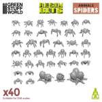 Green Stuff World Spiders (40pz)