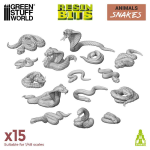 Green Stuff World Snakes (15pz)