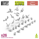 Green Stuff World Pigeons (26pz)