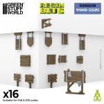 Green Stuff World Wood Signs (16pz)