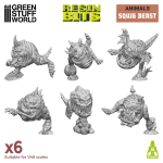 Green Stuff World Squig Beasts (6pz)