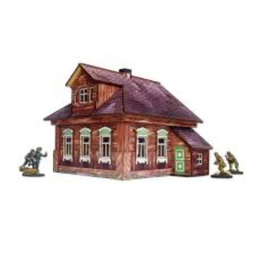 Bolt Action Pre-Painted WW2 Ostfront Village Forester's Dacha