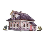 Bolt Action Pre-Painted WW2 Ostfront Village Whitewashed Dacha