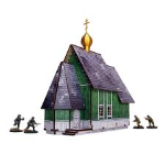 Bolt Action Pre-Painted WW2 Ostfront Village Tserkov