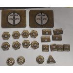 Flames of War 653. Schwere Panzerjagerabteilung Token & Objectives