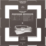 Flames of War Team Yankee West Germany Salvo Template
