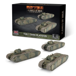 Flames of War British TOG 1 Tank Platoon (Early War 3 tanks)