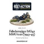 Bolt Action German Fallshirmjager MG42 MMG Team