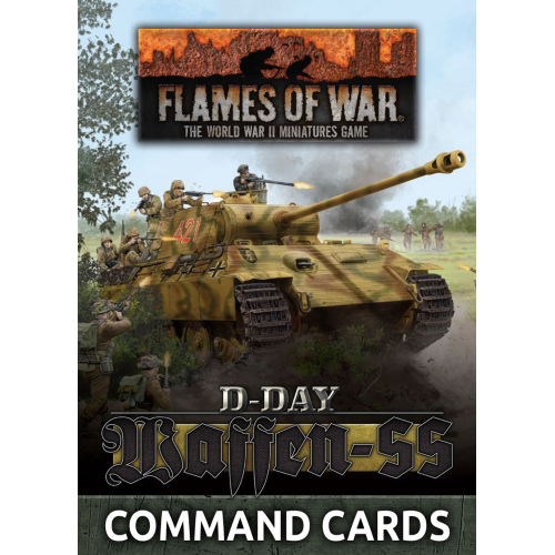 Flames of War D-Day Waffen SS Command Cards