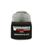 Games Workshop Warhammer Colour Colore Acrilico 12ml Abaddon Black Base