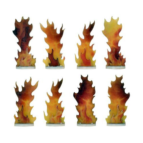 Flames of War Destroyed Markers