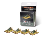 Flames of War French 25mm AA Platoon (x4 Guns)