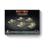 Flames of War French Hotchkiss H35 & H39 Tank Platoon (x5 Tanks)