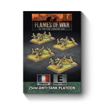 Flames of War French 25mm Anti-Tank Platoon (x4 Guns)