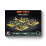 Flames of War French 75mm Artillery Battery (x4 Guns)