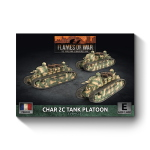 Flames of War French Char 2C Tank Platoon (x3 Tanks)