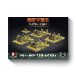 Flames of War French 105mm Howitzer Battery (x4 Guns)