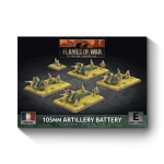 Flames of War French 105mm Artillery Battery (x4 Guns)
