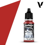 Vallejo Model Color Dark Vermillion 18ml