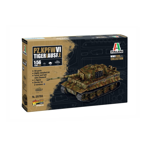 Italeri WW2 Tank Collection Pz. Kpfw VI Tiger I Ausf E (1 veicolo) 1:56