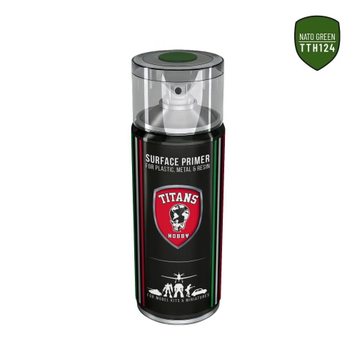 Titans Hobby Bomboletta Spray Acrilico Nato Green Primer 400ml