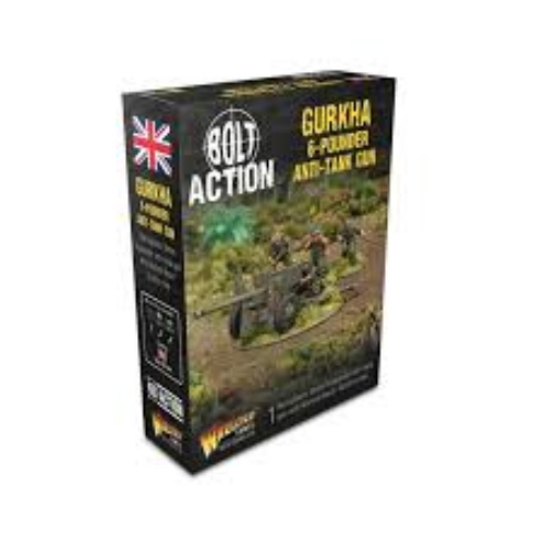 Bolt Action Gurkha 6-Pounder Anti-Tank Gun