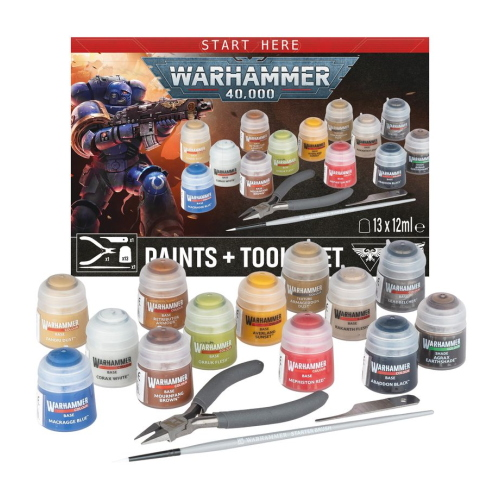 Warhammer 40000 Paints + Tools Set (BSF)