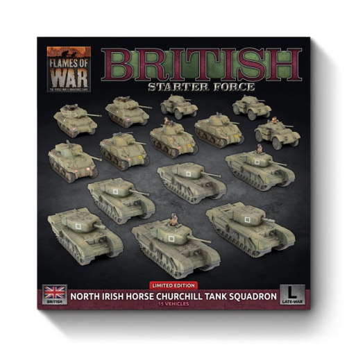 Flames of War British Starter Force North Irish Horse Churchill Tank Squadron
